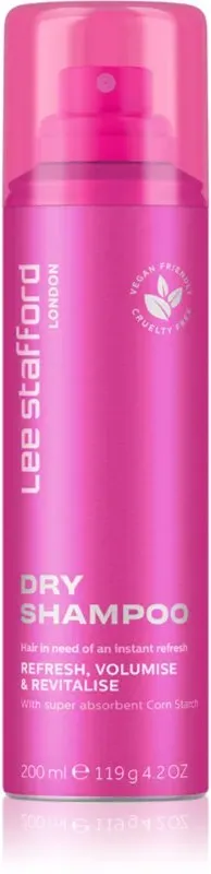 Lee Stafford Styling Original Dry Shampoo Trockenshampoo für die Aufnahme von überschüssigen Talg für ein frische Frisur 200 ml