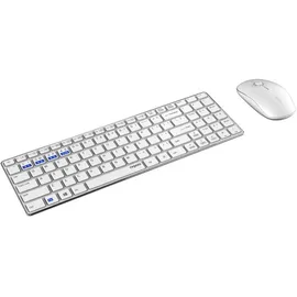 Rapoo 9300M Wireless DE Set weiß