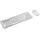 Rapoo 9300M Wireless DE Set weiß
