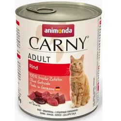 Katzen - Nassfutter ANIMONDA Carny Adult Rindfleisch pur, 800 g