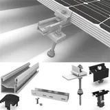 K2 Systems SingleRail Set für 12 Module auf Welldach PV Unterkonstruktion