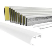 HEXIM PVC Rollladentraverse zum Einführen von Rollladen in Führungsschienen 1000-2000mm Breite 42mm