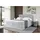 altdecor Boxspringbett mit Matratze, Topper, Polsterbett mit, Bettkasten BOXI8 KING - 140x200 - Grau Monolith