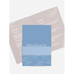 Menükarten für Ihr Fest selbst gestalten mit Spruch und Fotos im Onlinedesigner bei Meine-Kartenmanufaktur.de