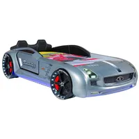 ROADSTER SPORT Autobett Kinderbett 90x190 cm grau - Blau