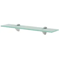 vidaXL Wand Regal Glasregal Glasboden Glasablage Badregal Glas 50x10 cm 8 mm