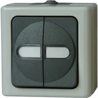 Kopp Blue Electric Serienschalter grau