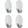 Metaltex Garderobenhaken Lilliput Silber