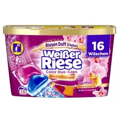Weißer Riese Aromatherapie Malaysia Color Duo-Caps Waschmittel WCC16 , 0,32 kg - Box für 16 Waschladungen