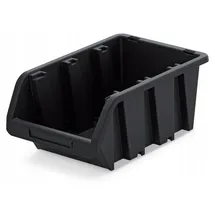 Prosperplast Lagercontainer Kunststoff - schwarz