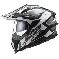 LS2 MX701 Explorer Alter Schwarz/Weiß XXL