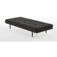 Atlantic Home Collection Polsterliege 1-Sitzer Schwarz
