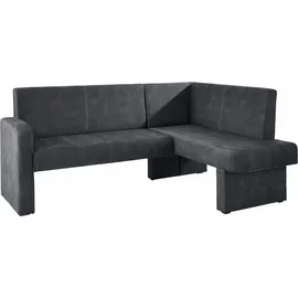 Home Affaire "Umag", 190x89x140 cm Luxus-Microfaser langer Schenkel (Armlehne) links schwarz (476183-0)