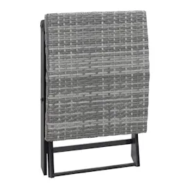 vidaXL Klapphocker Gartenhocker 44 x 44 x 40 cm grau