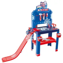 Smoby Spidey Werkbank mit Sprungschanze (94 Zubehörteile)