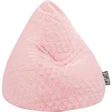 Sitting Point BeanBag Fluffy 70 x 90 cm rosa