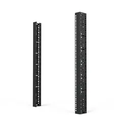 SCHROFF 19"-Winkelprofil mit Universal-Lochung EIA RAL 7021 - Winkelprofil 19" -