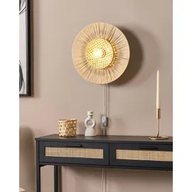 Beliani Wandleuchte YAAPI (40x12x40) Beige