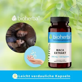 bioherba reichenbach gmbh ood BIOHERBA Maca Extrakt Kapseln 100 Kapseln