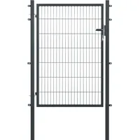 GARDEN 'N' MORE Zauneinzeltür "Einzeltor Premium" Tore 143 cm hoch, anthrazit Gr. B/H: 120cm x 140cm, grau (anthrazit)