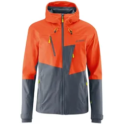 Maier Sports Wanderjacke Narvik (atmungsaktiv, wind- und wasserdicht) orange/ombreblau Herren