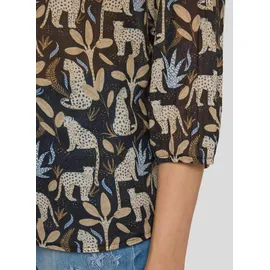 Rabe Klassische Bluse schwarz 44