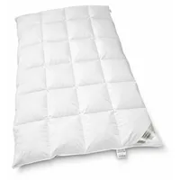 Betten Hofmann Classic Kassetten Daunendecke Bettdecke 4x6 135x200 cm 100 % Daunen 1060g - Weiß