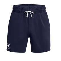 Under Armour Rival Terry Herren-Shorts, 15,2 cm, (410) Midnight Navy/Onyx White,