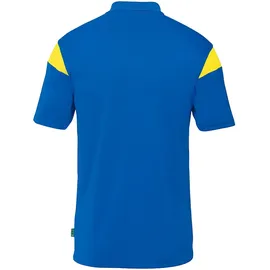 Uhlsport Squad 27 Poloshirt Herren azurblau/limonengelb 5XL