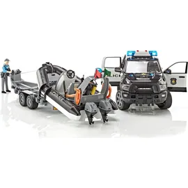 Bruder RAM 2500 Polizei Pickup mit Anhänger und Boot 2507 Spielzeugauto