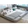 xl moebel gmbh Multifunktion Sofa Bett xxl Big Betten Boxen USB Hotel Leder Polster Neu #198 - Beige