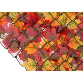 Mendler Windschutz 300 x 150 cm Rot-Gelb Kunststoff