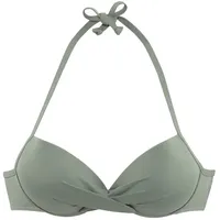 s.Oliver Push-Up-Bikini-Top Damen Grün 38 Cup B