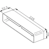 FABER S.p.A. Flachkanal Verbinder 226 x 60 mm