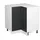 Vicco Eckunterschrank R-Line 75,6 x 81,6 x 46 cm Anthrazit