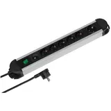 Vivanco Steckdosenleiste 2 m Schwarz 6 St.