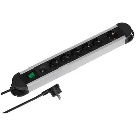 Vivanco Steckdosenleiste 2 m Schwarz 6 St.