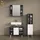 livinity Fucino Midischrank 30 x 130,6 x 30 cm Weiß