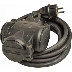 WALTHER 3-fach Verteiler Steckdose 39100301045304