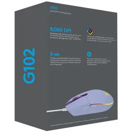 Logitech G102 Lightsync lilac