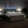 vidaXL Boxspringbett 180 x 200 cm Taupe