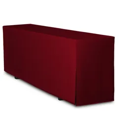TexDeko Biertischhusse Premium Rot 220 x 60 cm