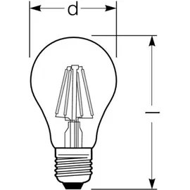 Radium LED Essence Klassik A, Filament, RL-A60 827/C/E27 FIL