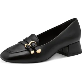 TAMARIS Damen Trotteur mit Blockabsatz, schwarz, 37 EU