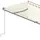 vidaXL Markise 400 x 300 cm creme