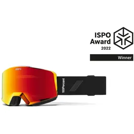 100% Norg Skibrille (Größe One Size, schwarz)