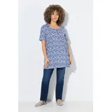 Ulla Popken Longshirt Atlantikblau 50-52