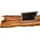 ELI Badewannenbrett Relax Rex - Eiche - Natur mit Baumkante (80 cm)