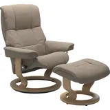 Stressless Stressless® Relaxsessel »Mayfair«, mit Classic Base, Größe S, M & L, Gestell Eiche, beige