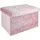 Intirilife Sitzbox, Rosa, Karton, 30x30x49 cm, Wohnzimmer, Hocker, Sitzwürfel